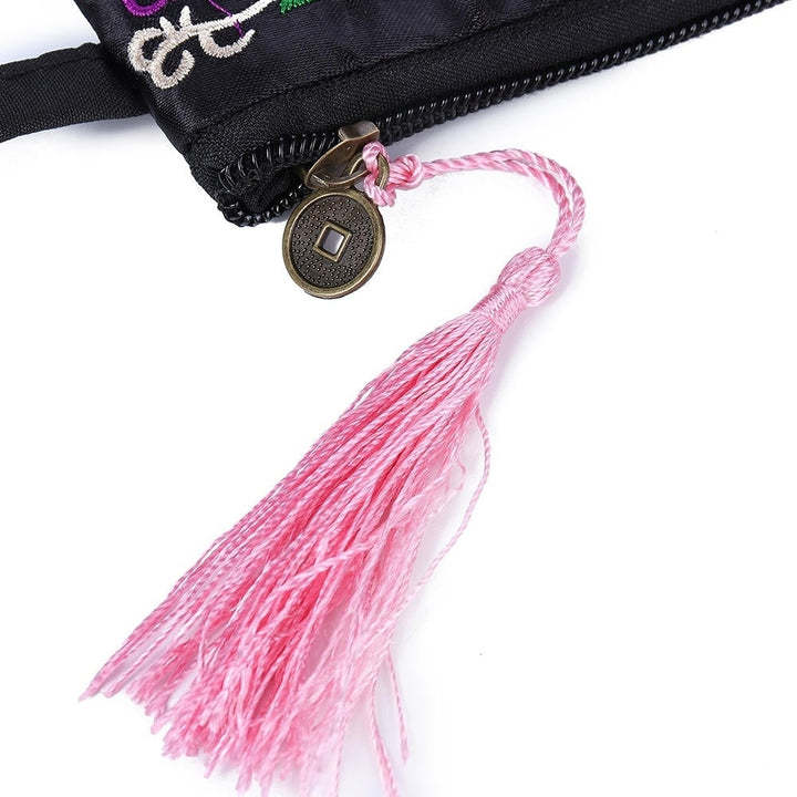 ethnic embroidery flowers bag clutch bag purse for women DTTT Image 4