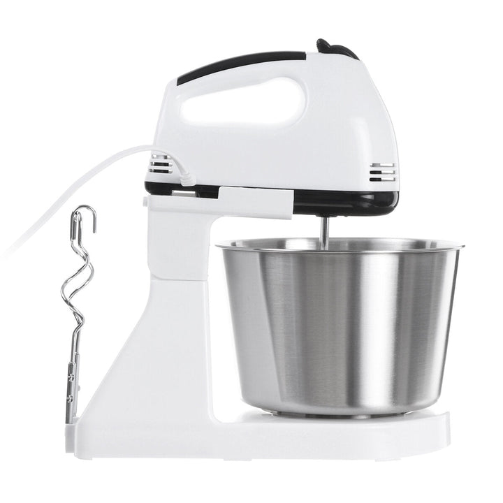 Electric Mixer Stand Mixing Bowl Cream Dough FoodEgg Blender Whisk Image 2