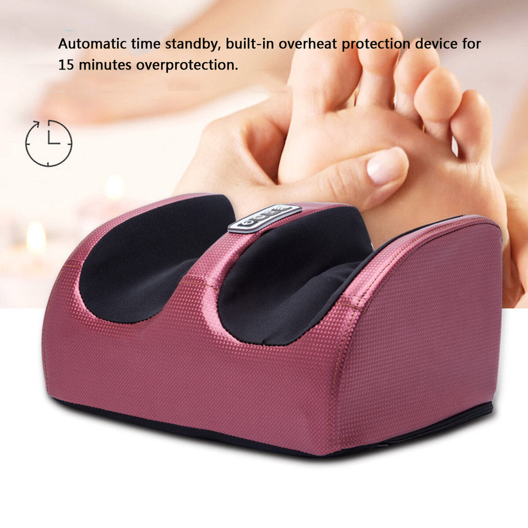 Electric Heating Foot Massager Machine Muscle Relaxation Leg Massager Kneading Blood Circulation Heat Therapy Massage Image 4