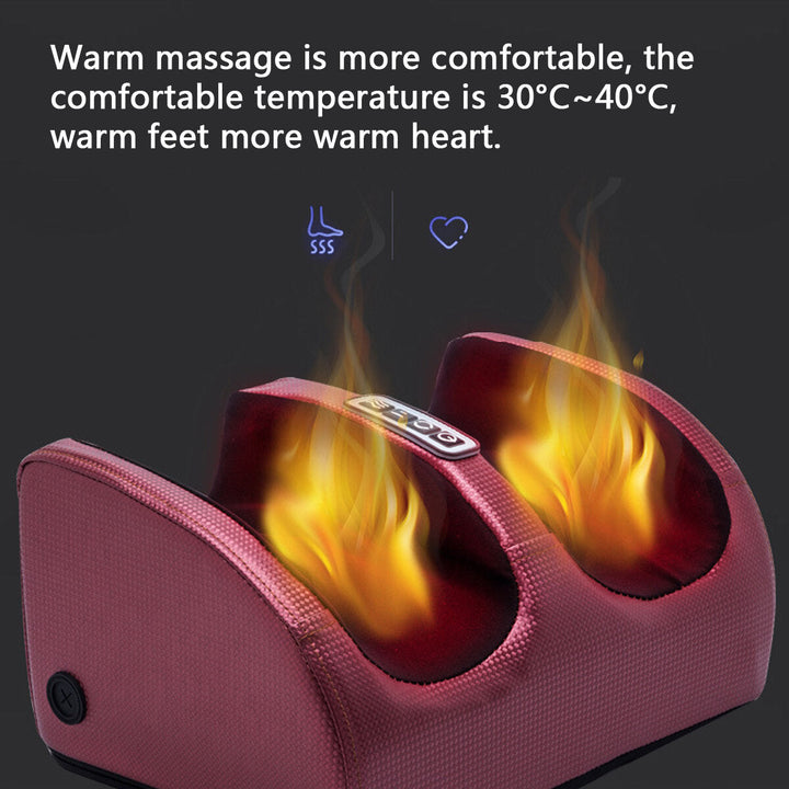 Electric Heating Foot Massager Machine Muscle Relaxation Leg Massager Kneading Blood Circulation Heat Therapy Massage Image 6