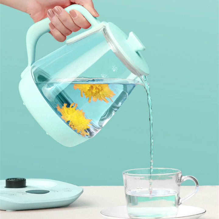 Electric Kettle 800W 1.5L Multi-functional Glass Tea Pot Household Image 4