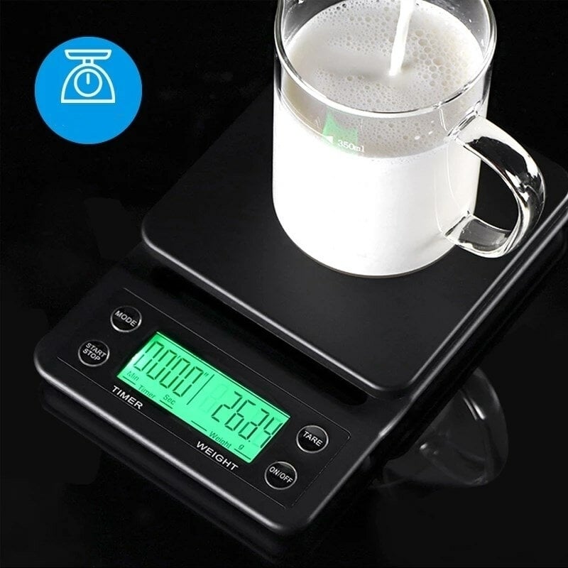 Electronic Coffee Timing Scale Weighing Countdown for Kitchen Image 2