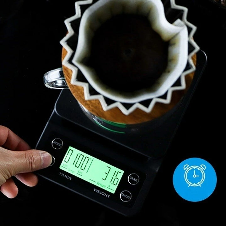 Electronic Coffee Timing Scale Weighing Countdown for Kitchen Image 3