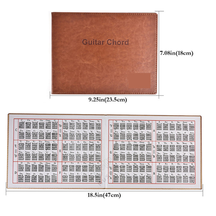 Folk Classical Guitar Electric Guitar Portable 6-string Guitar Chord Book for Guitar Players Image 4