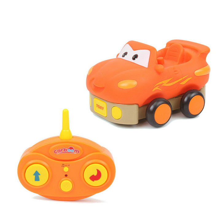 Electric Wireless Control Cartoon Mini RC Car with LED Light Music without Battery Toys Image 3