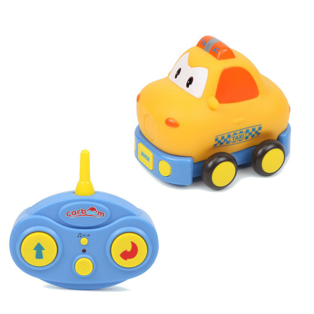 Electric Wireless Control Cartoon Mini RC Car with LED Light Music without Battery Toys Image 4
