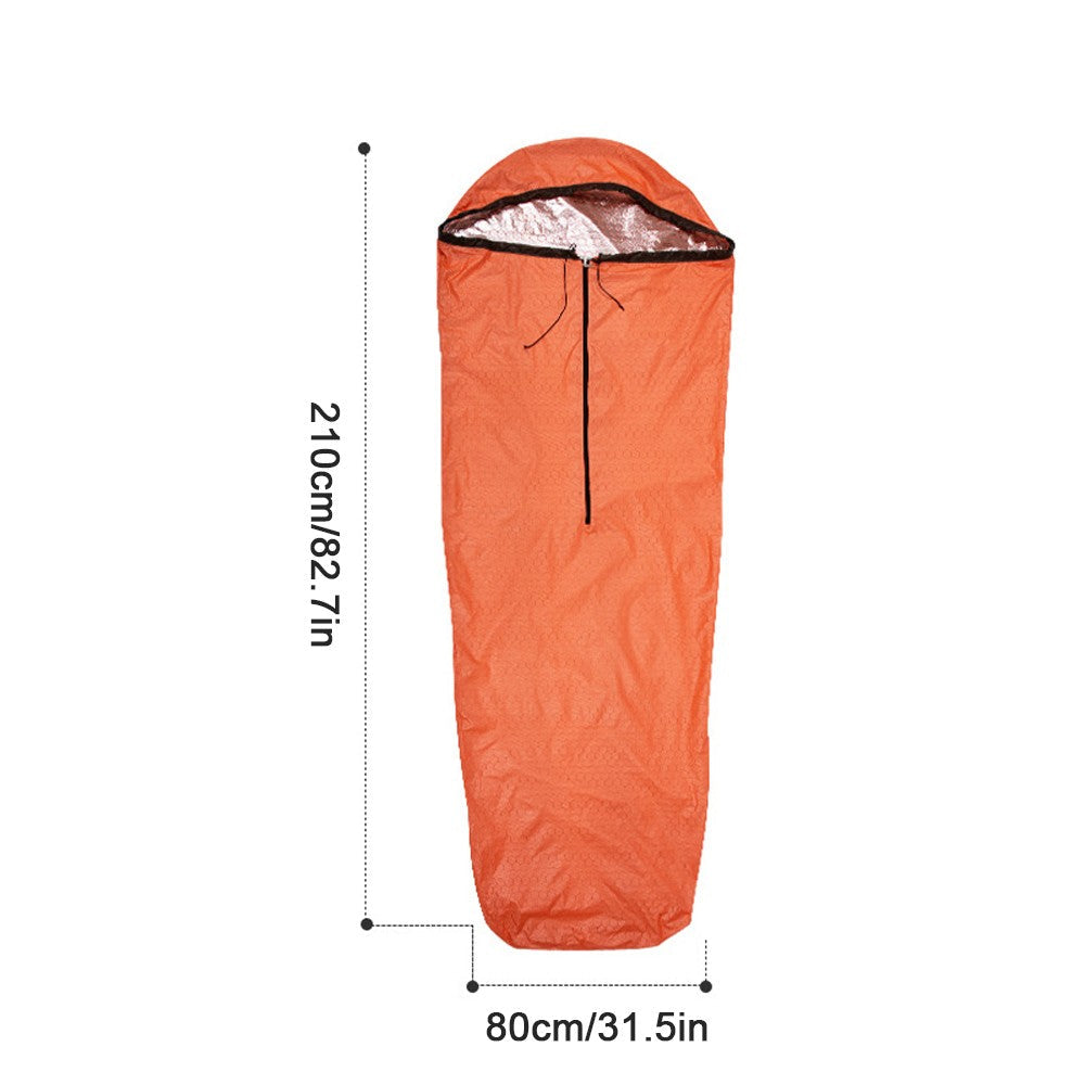 Emergency Sleeping Bag Lightweight Waterproof Heat Reflective Thermal Sleeping Bag Image 4