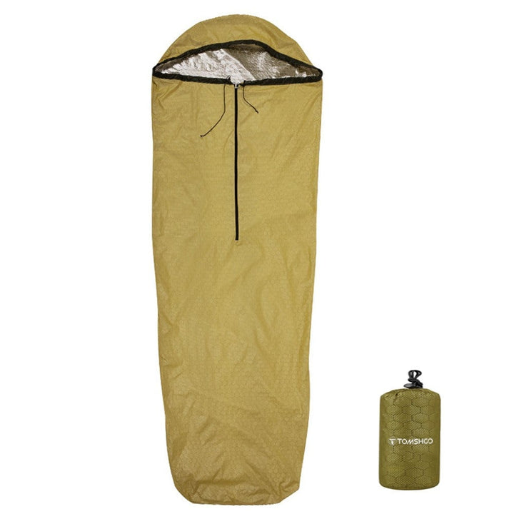 Emergency Sleeping Bag Lightweight Waterproof Heat Reflective Thermal Sleeping Bag Image 1