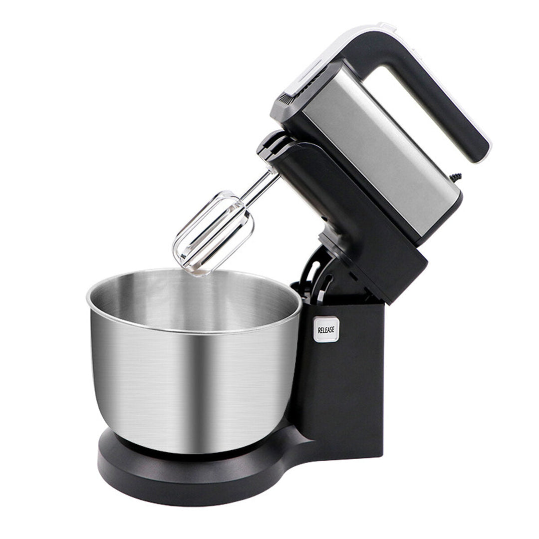 Electric Stand Mixer Kitchen Food Mixing Bowl Beater Dough Hook Whisk 5-Speed Image 4