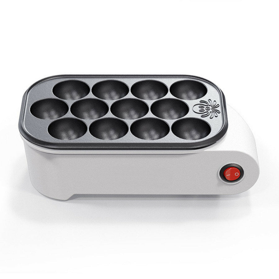 Electric Takoyaki Grill Pan 12 Hole Home Octopus Meat Ball Maker Plate 220V 500W Image 1