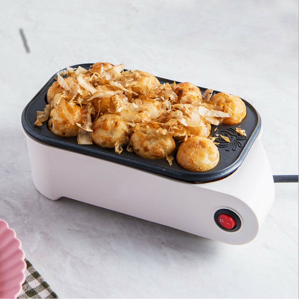 Electric Takoyaki Grill Pan 12 Hole Home Octopus Meat Ball Maker Plate 220V 500W Image 2