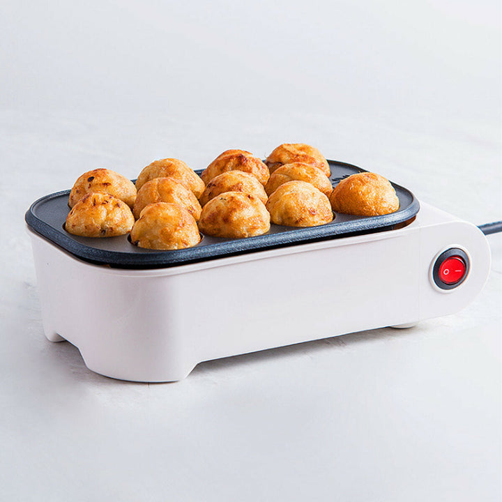Electric Takoyaki Grill Pan 12 Hole Home Octopus Meat Ball Maker Plate 220V 500W Image 3