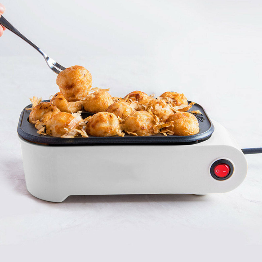 Electric Takoyaki Grill Pan 12 Hole Home Octopus Meat Ball Maker Plate 220V 500W Image 4
