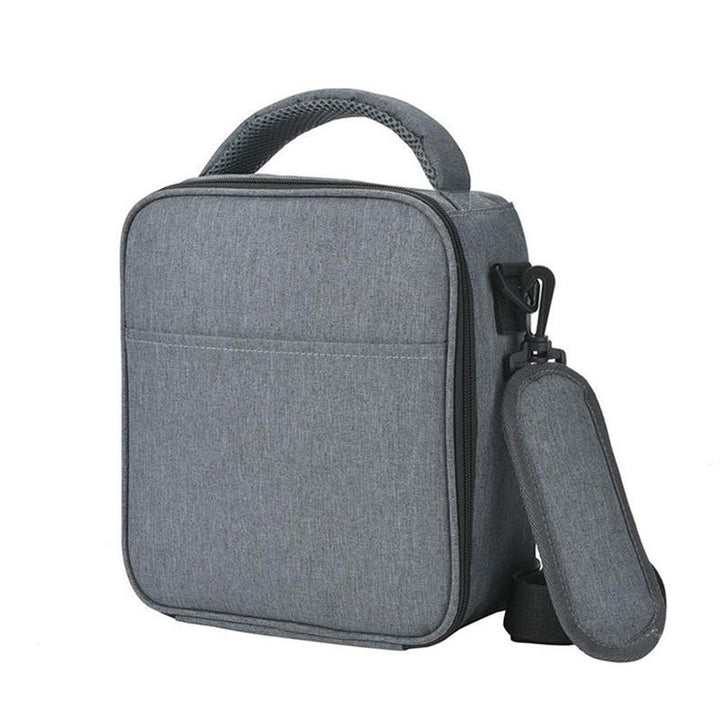 Fitness Polyester Aluminum Zippered Cooler Fashion Box Nice Design Crossbody Insulated Lunch Bag Image 2