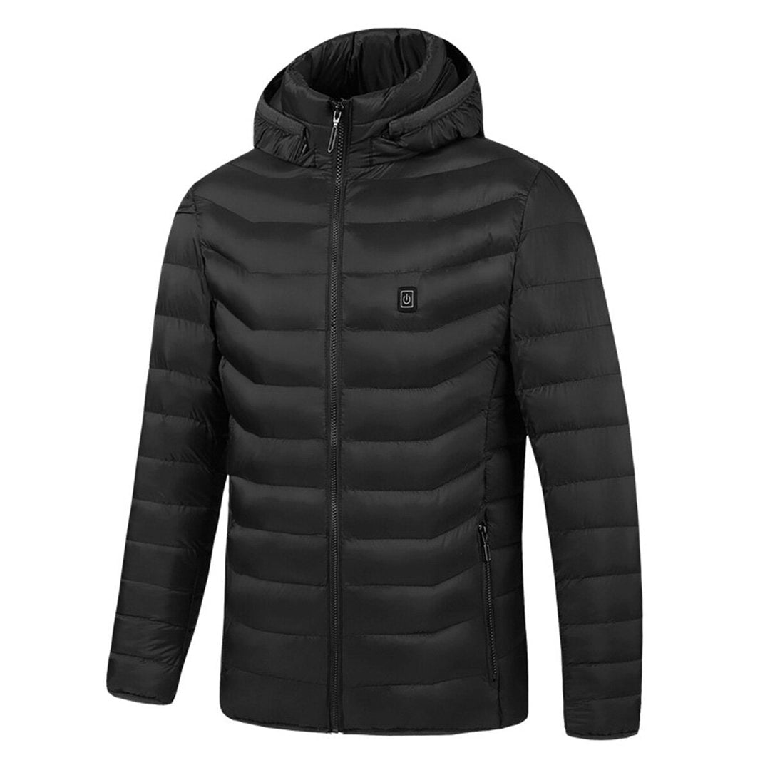 Electric USB Heated Vest Jacket Coat Warm 4 Heating Area Cloth Body 3 Levels Image 1