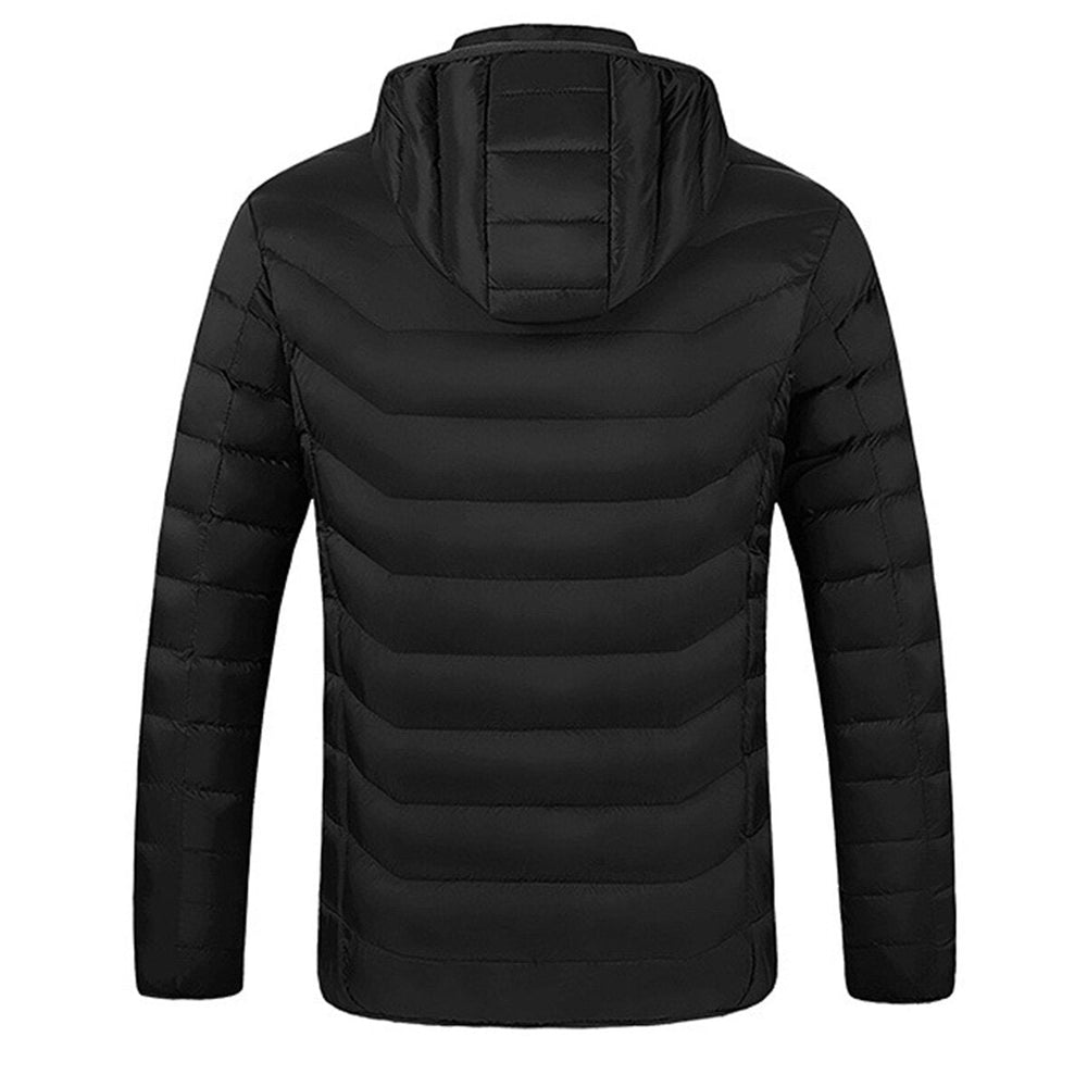 Electric USB Heated Vest Jacket Coat Warm 4 Heating Area Cloth Body 3 Levels Image 2