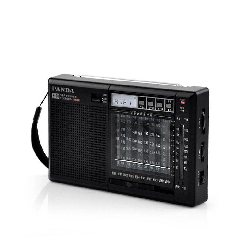 FM MW SW Radio Portable Stereo Speaker TF Card MP3 Player Image 3