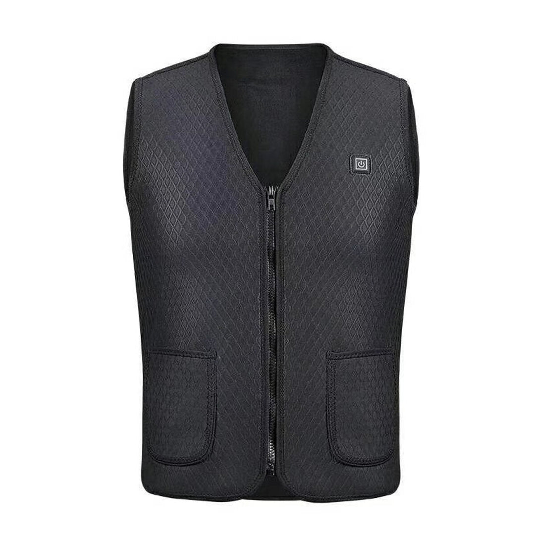 Electric Vest Heated Cloth Jacket USB Warm Up Heating Pad Body Warmer Women Mens Image 3