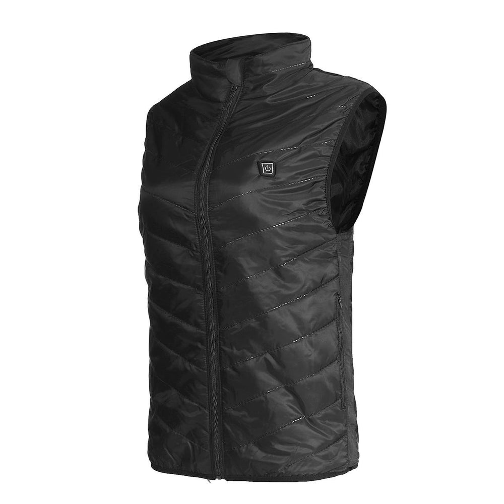 Electric Vest Heated Cloth Jacket USB Warm Up Heating Pad Winter Warmer Men Image 2