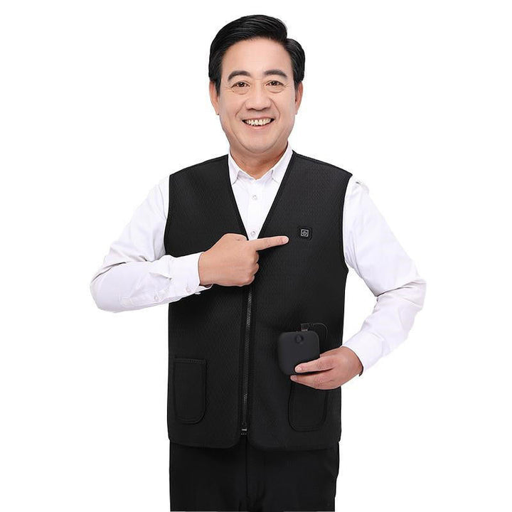 Electric Vest Heated Jacket USB Warm Shoulder Back Waist Abdomen Up Heating Pad Winter Body Warmer Cloth Image 4