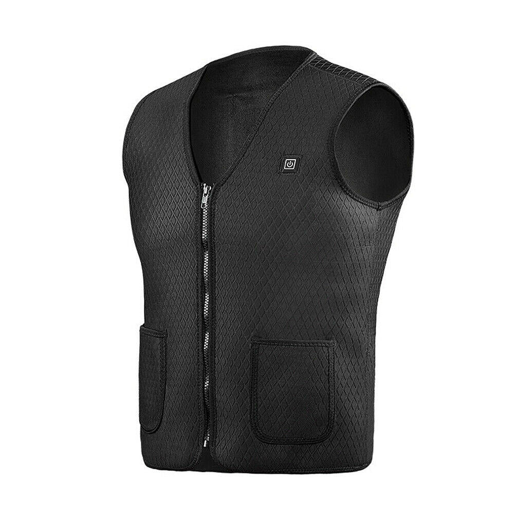 Electric Vest Heated Jacket USB Warm Shoulder Back Waist Abdomen Up Heating Pad Winter Body Warmer Cloth Image 1