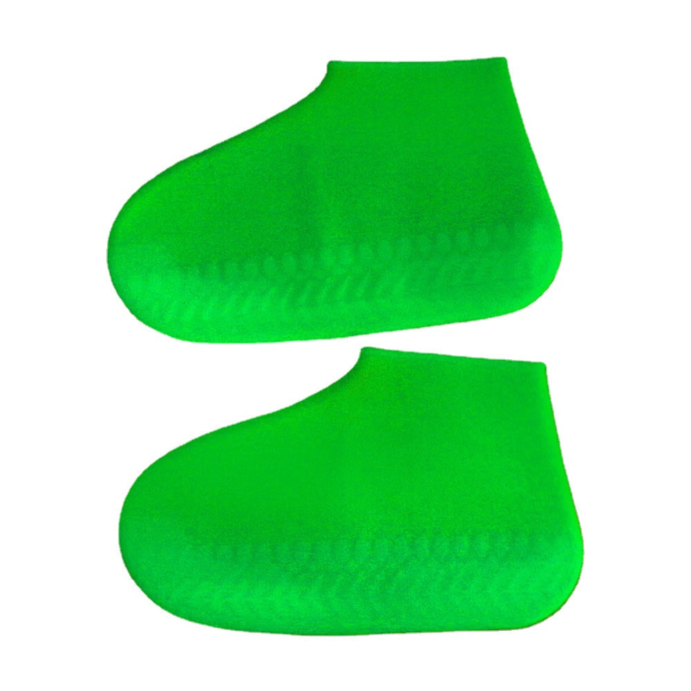 Fluorescence Night Vision Reusable Shoe Covers Dustproof Rain Cover Winter Step In Shoe Waterproof Silicone 25-45 Yard Image 11
