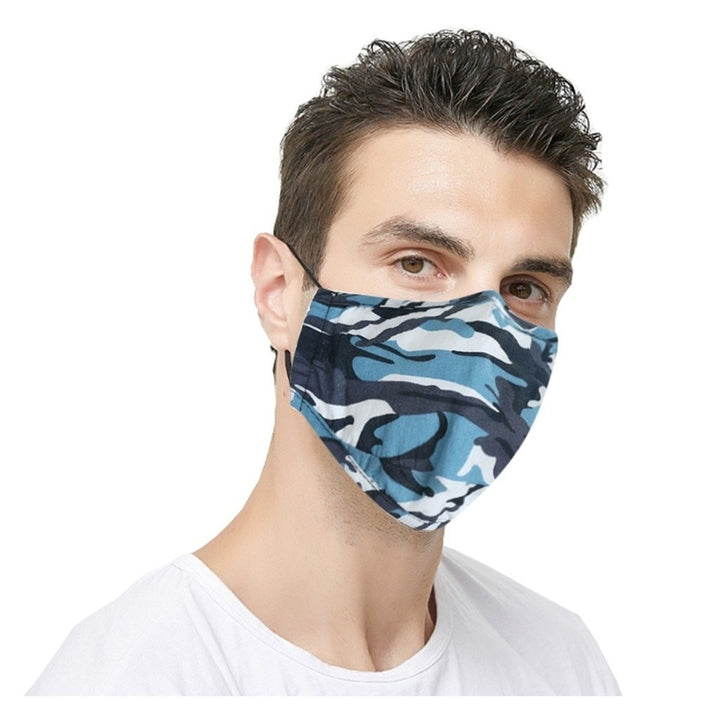 Face Mask Reusable Washable Breathable Dust Mouth Cover Camouflage Image 3