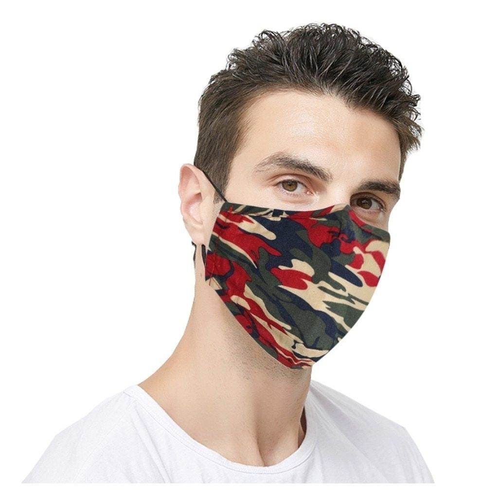 Face Mask Reusable Washable Breathable Dust Mouth Cover Camouflage Image 6