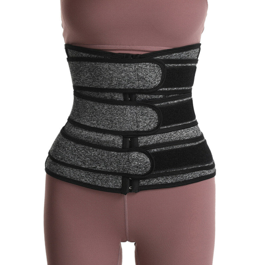 Fitness Waist Belt Shaperwear Bodysuits Corset Sport Tummy Control Strap Slimming Sweat Fat Burning Belt Image 1