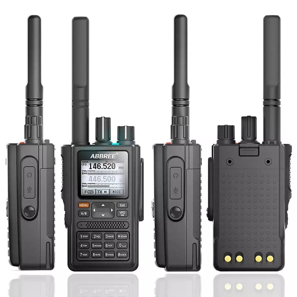 GPS Walkie Talkie High Power 6 Brands 136-520MHz Frequency CTCSS DNS Detection LED Display Image 3