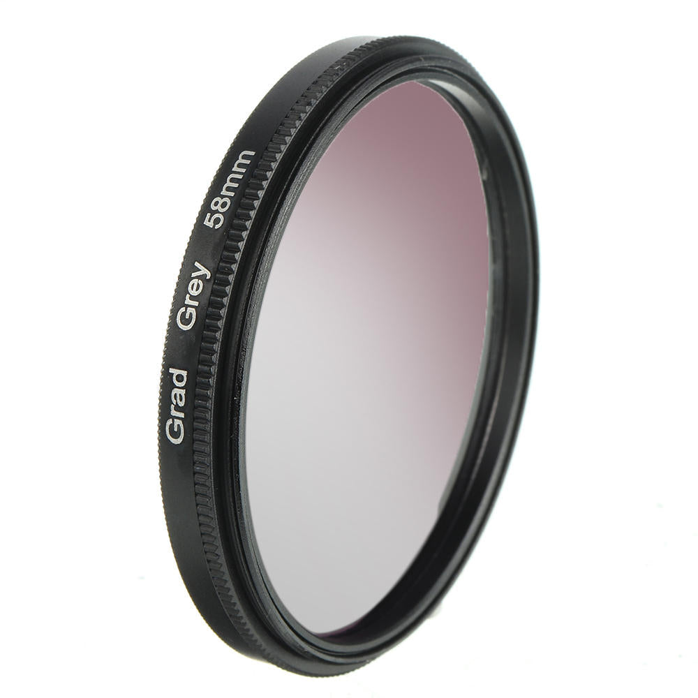 Grad Gradient Gray Lens Filter 49/52/55/58/62/67/72/77mm for Canon for Nikon DSLR Camera Image 3