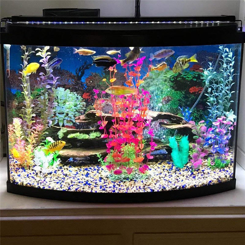 For 65-70CM RGB 78LED Aquarium Fish Tank Light Aquarium Light Extendable Brackets US/AU/UK Image 6