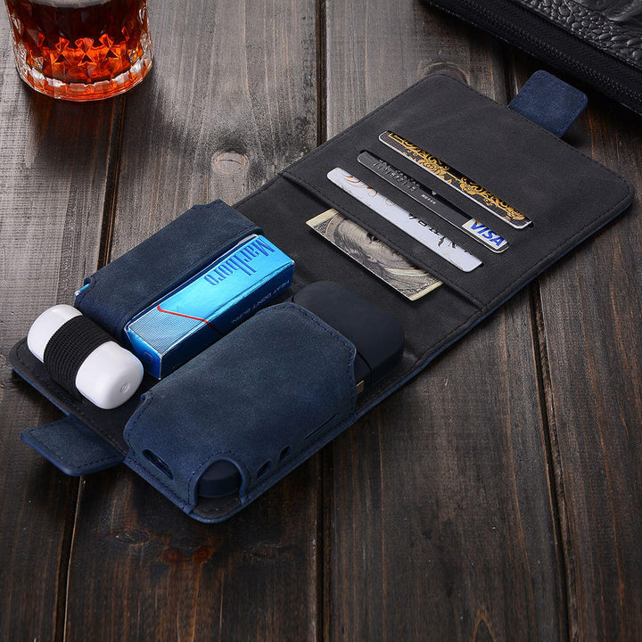 For Electronic Kit Luxury Leather Cards Case Box Holder Pouch Bag Image 7