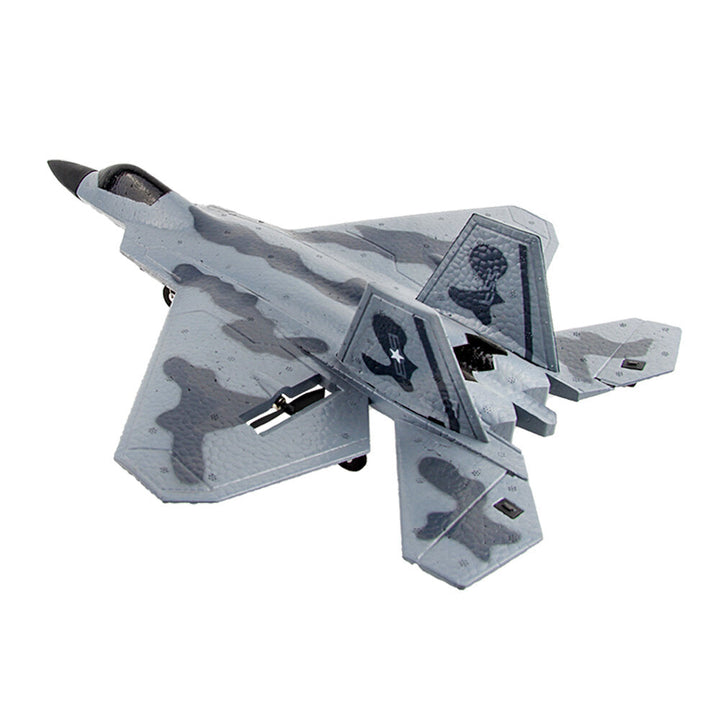 FX922 F-22 Raptor EPP 315mm Wingspan 2.4GHz 3CH Built-in Gyro Dual-Engine Power RC Airplane Jet Trainer Warbird Fixed Image 4