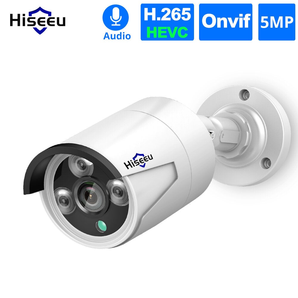 HB615 H.265 5MP Security IP Camera POE ONVIF Outdoor Waterproof IP66 CCTV P2P Video Camera Image 11