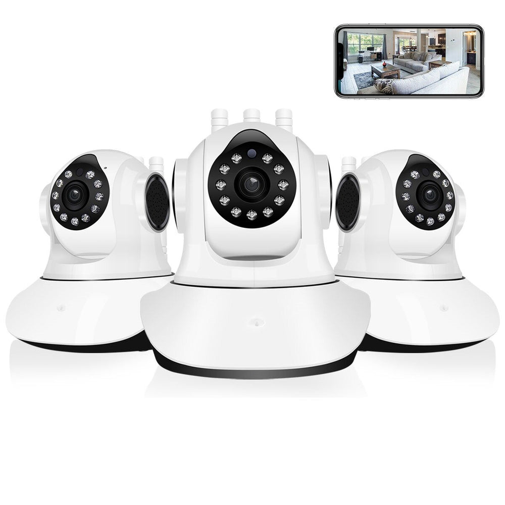 HD 1080P WIFI IP Camera 11 LED PT 360 Built-in Antenna IP Camera Moving Detection Two-way Audio Baby Monitors Image 2