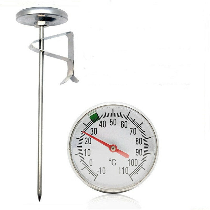 Food Thermometer Stainless Steel Measuring Safety for Coffee Milk Image 1