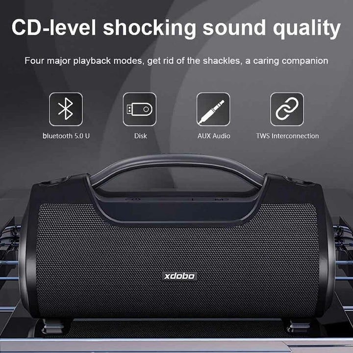 Four Speakers 60W bluetooth Speaker Portable Speaker DSP HIFI Stereo Sound TWS AUX Wireless Subwoofer Outdoor Speaker Image 3