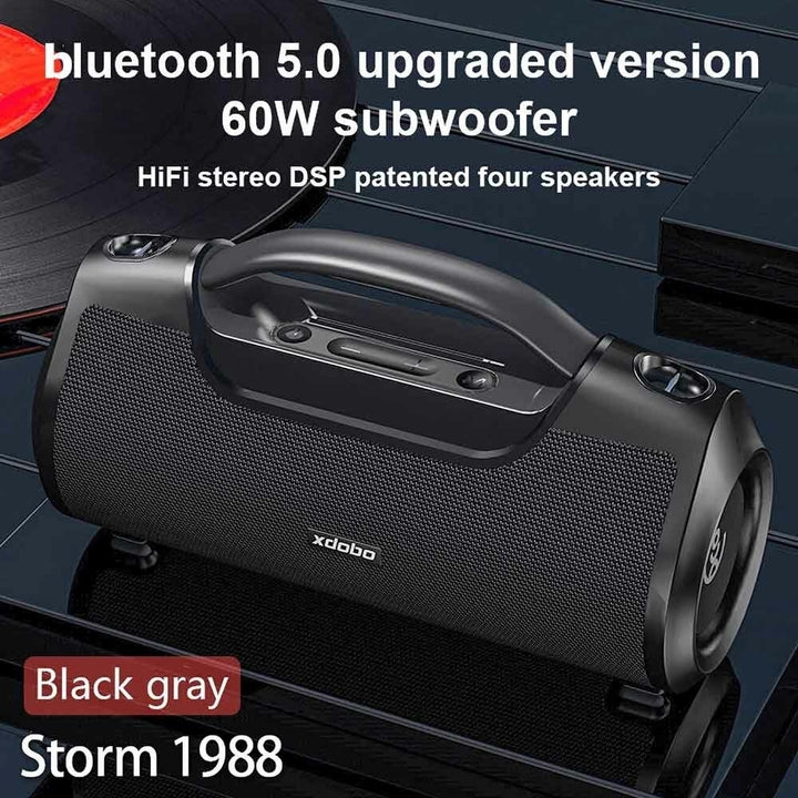 Four Speakers 60W bluetooth Speaker Portable Speaker DSP HIFI Stereo Sound TWS AUX Wireless Subwoofer Outdoor Speaker Image 4