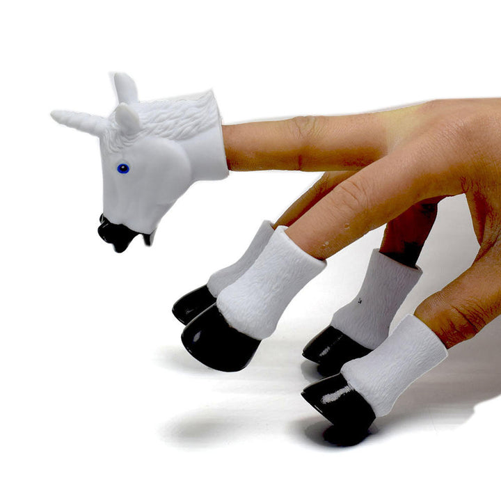 Four-Legged Hoof Flying Horse Finger Set Toy Novelties Toys Wearable Doll Image 1