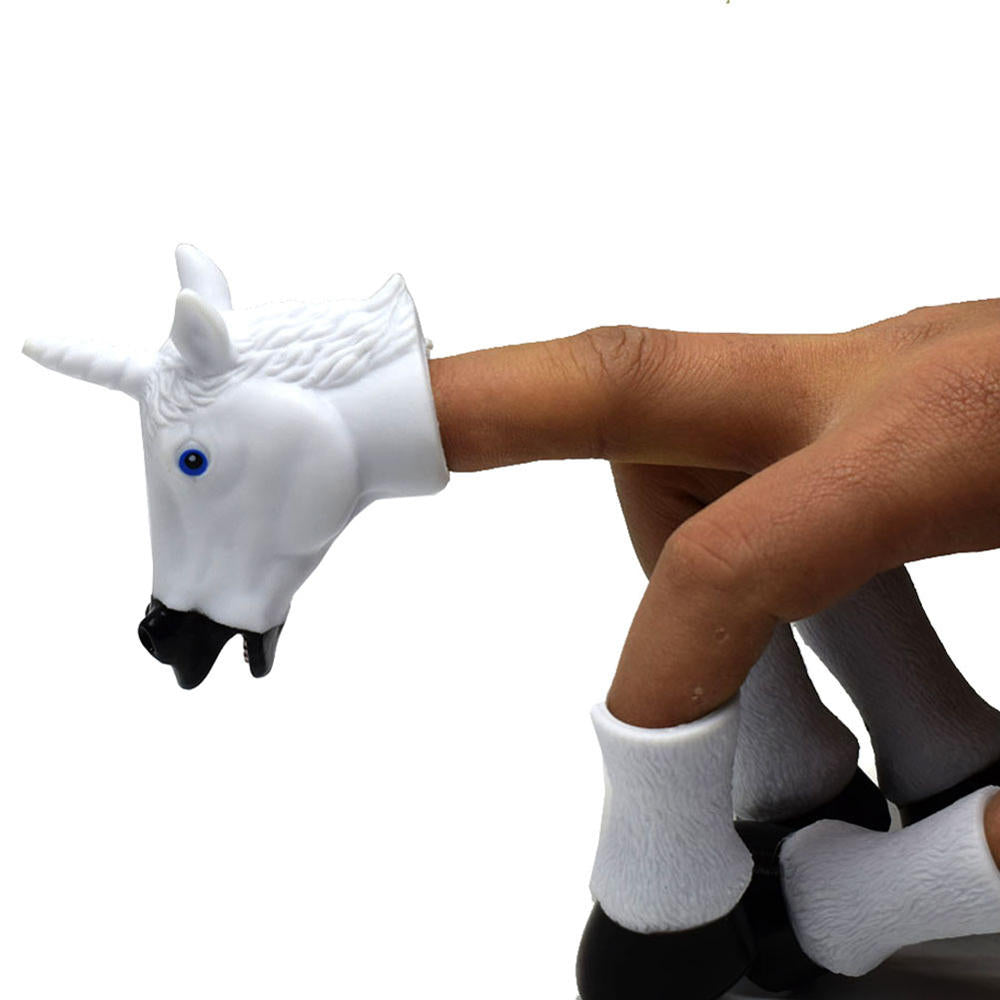 Four-Legged Hoof Flying Horse Finger Set Toy Novelties Toys Wearable Doll Image 3