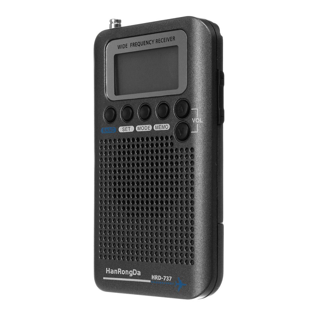 Full Bands Portable Digital AIR FM AM CB SW VHF Radio LCD Stereo Mini Receiver Speaker Image 3