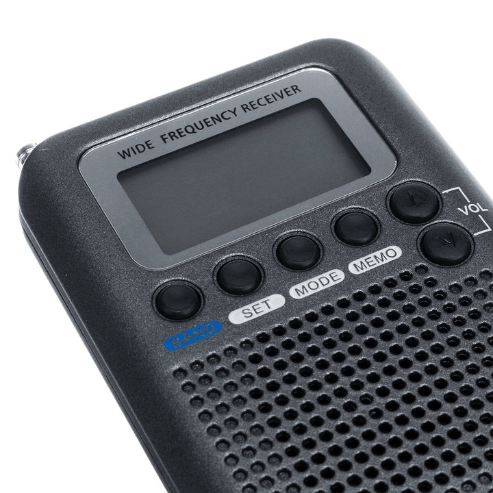 Full Bands Portable Digital AIR FM AM CB SW VHF Radio LCD Stereo Mini Receiver Speaker Image 8