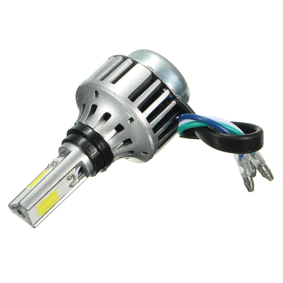 H4 32W 3000lm 6000K Hi/Lo Lamp COB Motorcycle LED Headlight Bulb Image 3