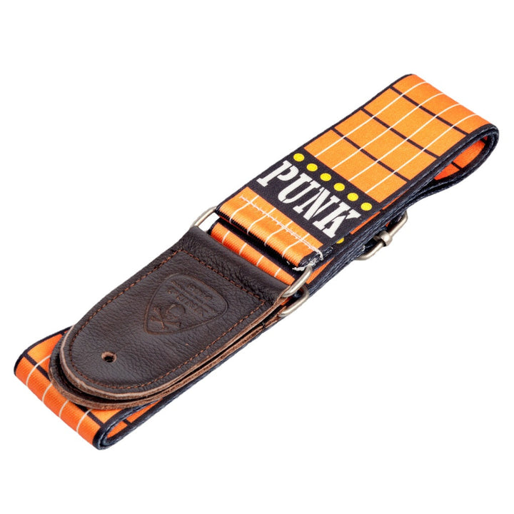 Guitar Strap Nylon Leather End Adjustable Shoulder Strap For Acoustic Guitar Bass Electric Guitar Parts Accessories Image 1