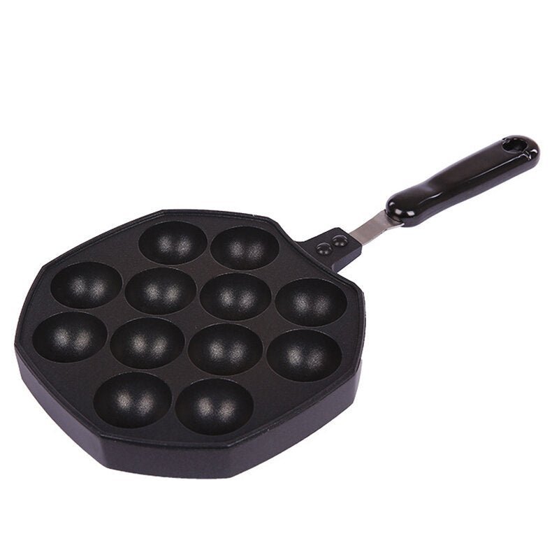Grill Pan 16 Holes Octopus Maker Stove Cooking Plate for Kitchen Image 1