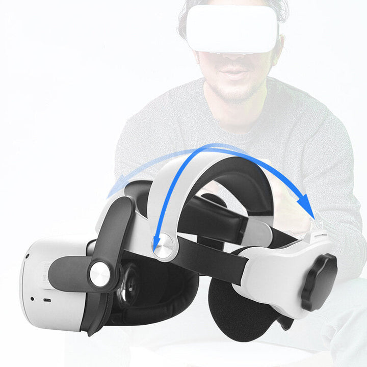 Head Strap Headwear Adjustment Comfortable VR Accessories No Pressure for Oculus Quest 2 VR Glasses Image 4