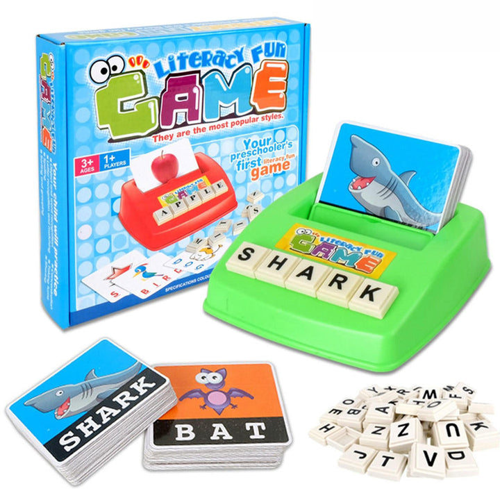 Kids Letters Alphabet Game English Learning Cards Toys Image 1