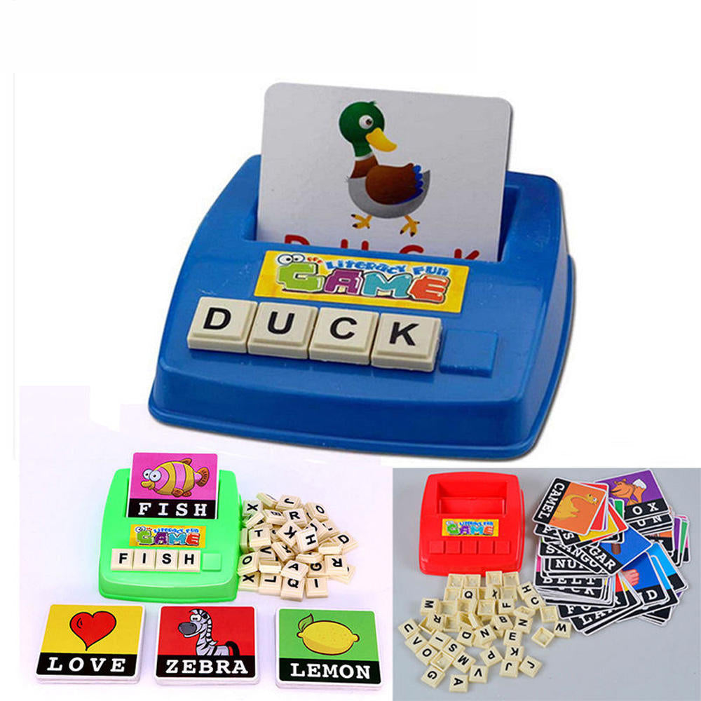 Kids Letters Alphabet Game English Learning Cards Toys Image 7