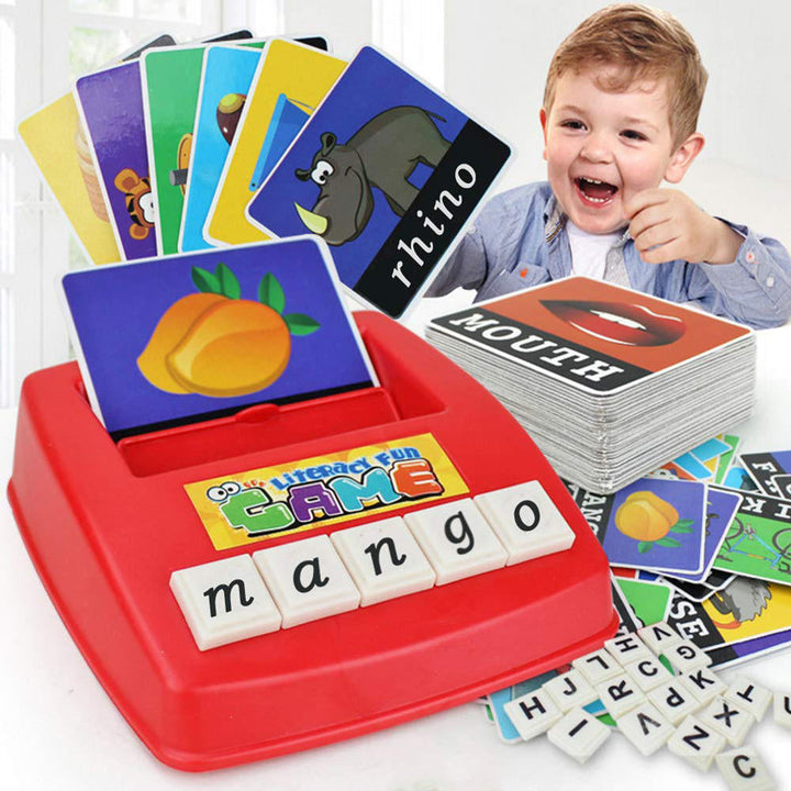 Kids Letters Alphabet Game English Learning Cards Toys Image 11